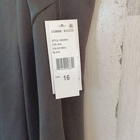 NWT DONNA RICCO Scuba Dress - Picture 4 of 8